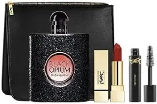 Black Opium EDP 90ml + Rouge A Levers Lipstick + Mascara 2ml