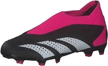 adidas unisex-child PREDATOR ACCURACY.3 CBLACK/FTWWHT/TESHPK GW4606 FOOTBALL/SOCCER SHOES for Unisex Sneakers