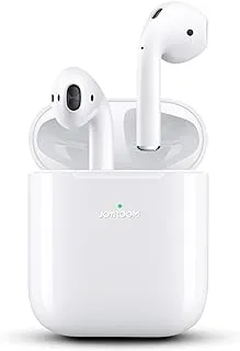 Joyroom JR-T03S 2nd Generation Jerry version Normal Quality TWS Bluetooth Headset Support Wireless charge pop-up and noise reduction - White