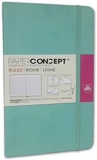 OPP PAPER CONCEPT 14 x 9 cm Hard Cover Executive Notebook 85gsm - Pastel Colors - Green