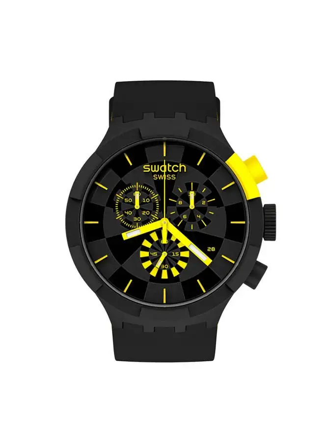 Swatch Silicone Chronograph  Watch SB02B403