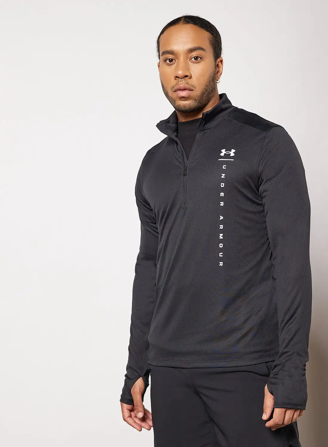 UNDER ARMOUR Speed Stride Attitude Top Black