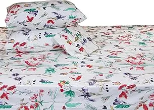 Family Bed 183 Flat Bed sheet Set Cotton 4 pieces size 240 x 250 cm