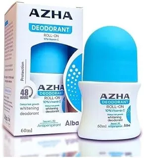 Azha Roll-On Whitening Deodorant Delays Hair Growth Secret 60ml