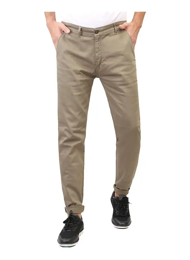 Coup Coup Slim Fit Denim Pants For Men Color Olive