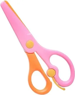 Elmaayergy S-698_QH-2010 Colourful Plastic Scissors With Sharp Blade With Durable Material, Suitable For School And Home