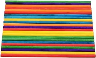 Maayergy NO:S-223 Colourful Wooden Sticks 15CM For Endless Hours Of Entertainment - Multi Colour