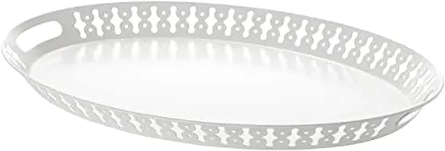 IKEA ROMANTISK Serving Tray, White Color 52x39 cm (20x15) - Sold by Stockland