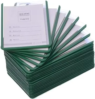 Elmaayergy H505-1T-021H-V/D-38 Plastic Name Tag Cards Set With Durable Material, Suitable For School And Home