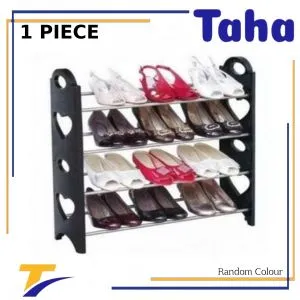 Taha Offer Stackable Shoe Rack Organizer  4 Levels 1 Piece