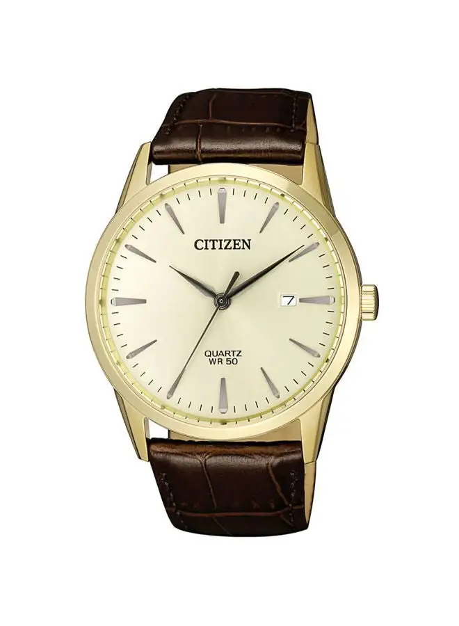 CITIZEN Leather Analog Wrist Watch BI5002-14A