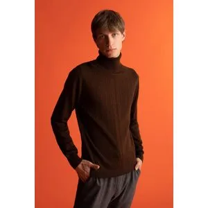 Defacto Slim Fit Turtleneck Pullover...