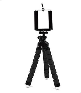 Generic Mini tripod stand with flexible legs universal octopus mount for smart phone, camera, dv, projector - black