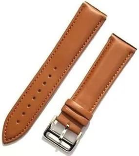 Genuine Leather loop Bracelet Belt Band for Huawei GT3 46- GT2 Pro - GT2E - Watch 3 46 / Watch 3 Pro 48 Strap Camel