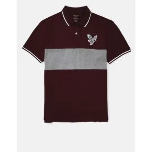 American Eagle Colorblock Pique Polo Shirt