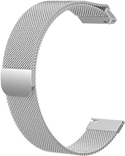 Stainless Steel Loop Strap Wrist Band For Smart Watch Samsung Galaxy Watch 46mm / Gear S3 Frontier and Classic - Metallic