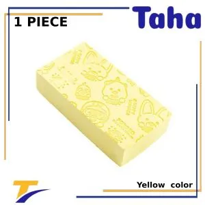 Taha Offer Exfoliating Bath Sponge & Dead Skin Remover Yellow 1 Pcs