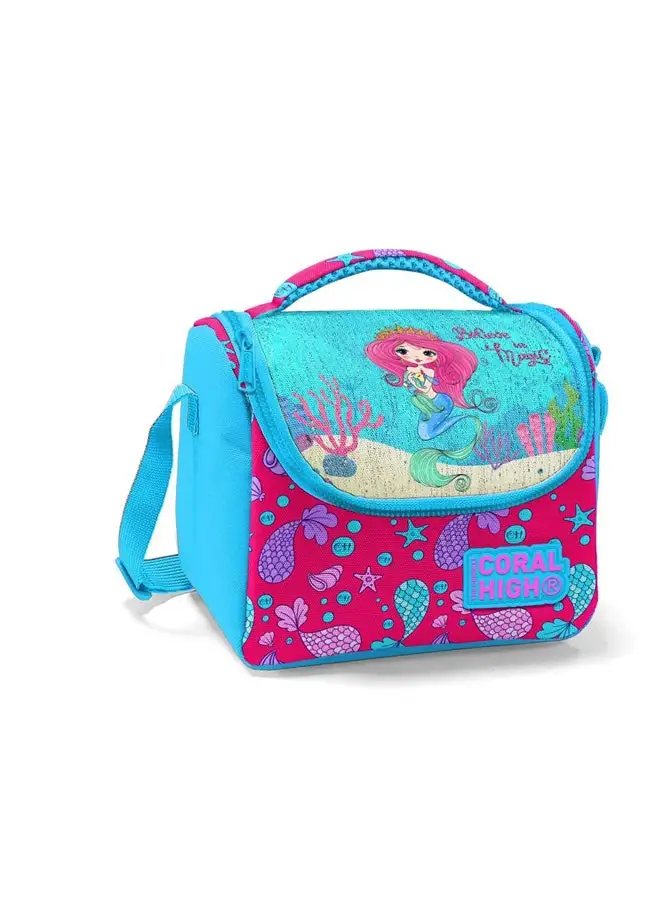 CORAL HIGH Lunch Bag Thermo CORAL HIGH Blue  5Liter 1Compartment 11858 Mermaid Pattern