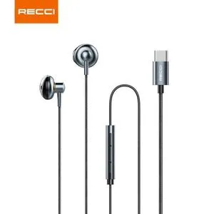 Recci REP-L26 TYPE-C EARPHONE METAL HI-FI AUDIO