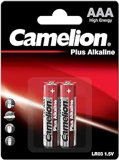 بطارية قلوية Camelion LR 03 AAA Micro Plus (عبوة من قطعتين)