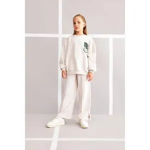 Defacto Girl Knitted Wide Leg Trousers