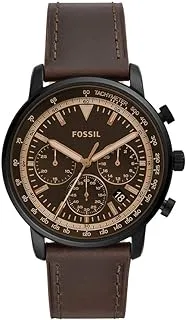 Fossil Men's Quartz Watch with Analog Display and Leather Bracelet FS5529