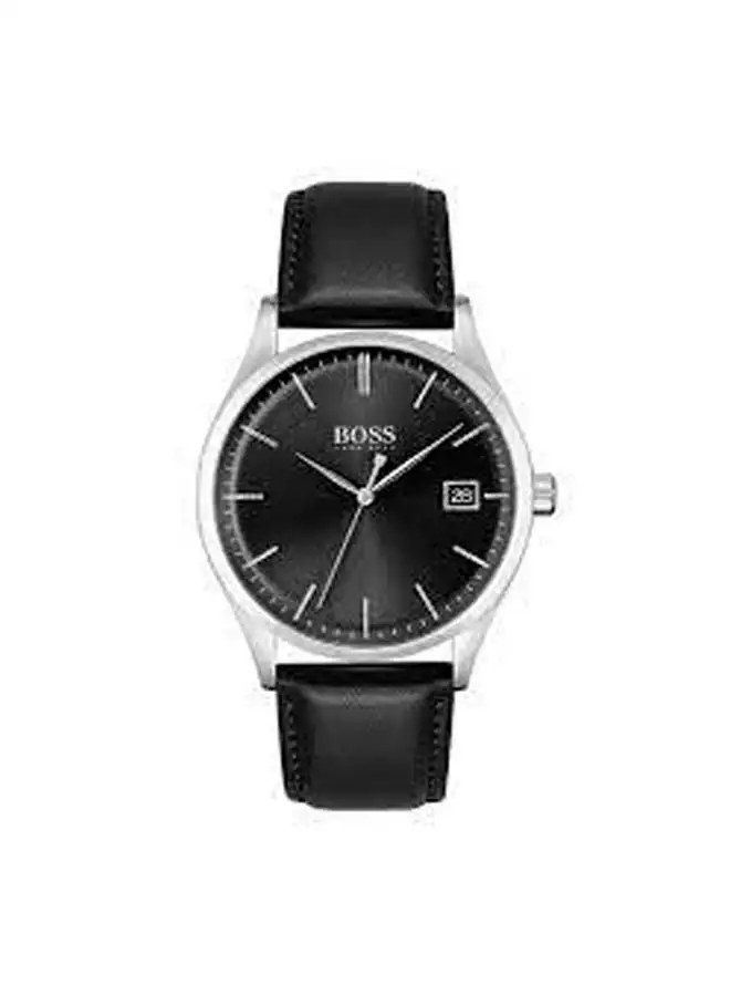 HUGO BOSS Leather Analog  Watch HB151.3831