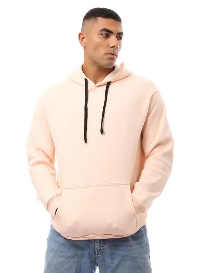 RAVIN Heather Light Orange Slip On Hoodie