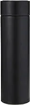 Coolbaby Temperature Display Vacuum Insulated Water Bottle Stainless Steel Sports Thermal Travel Mug With Led Temperature Display Leak Proof Hot And Cold Thermos, Black, 500 ml, Yly2010-Blk3