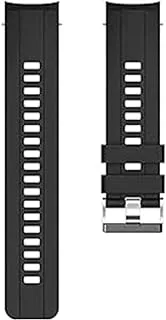 22mm Silicone Straps For Honor Watch GS Pro Watchband Black