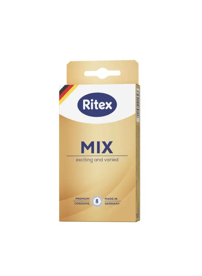 Ritex 8 Pieces Ritex Condom Mix