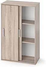 Vicco Falk Wardrobe Sliding Door Cupboard Children's Chest of Drawers (Sonoma Oak)