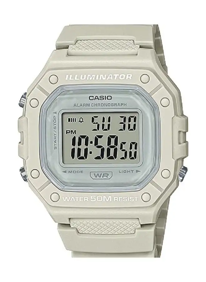 CASIO Resin Digital Wrist Watch W-218HC-8AVDF