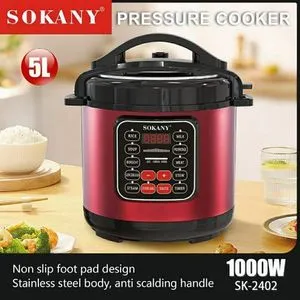 Sokany Pressure Cooker 5 Liters SK-2402