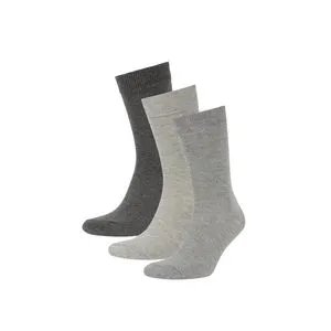 Defacto Man High Cut Socks - 3 Pack