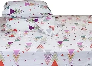 Family Bed 149 Flat Bed sheet Set Cotton 4 pieces size 240 x 250 cm