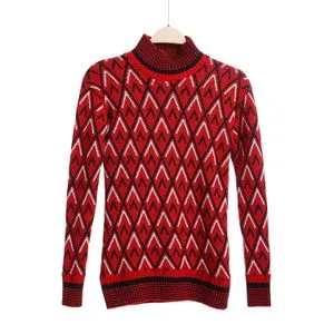 Caesar Girls Wool Pullover With Mutlicolour Design