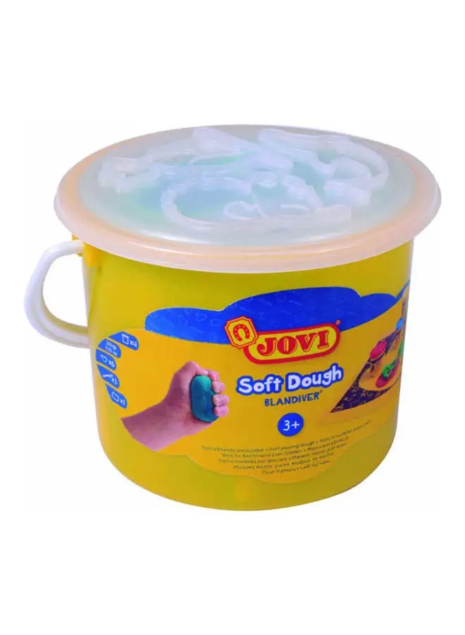 JOVI Cube Soft Dough Blandiver With Molds And Tools 444 Multicolour