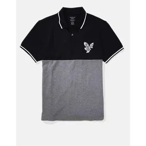 American Eagle Colorblock Pique Polo Shirt