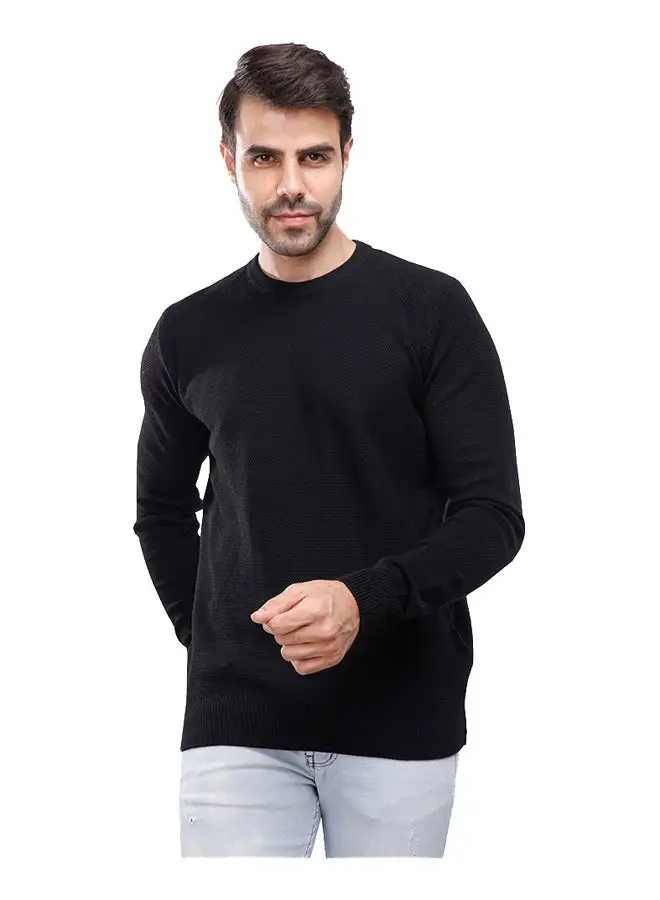 Coup Coup Regular Fit Basic Pullover For Men Color Black