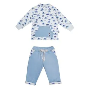 Junior Baby Boys Set ( Sweatshirt & Pants )