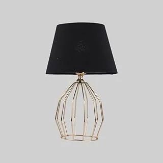 Nagafa Shop, Tb15-Bk High Quality, Bombaymodern Table Lamp For Living Room, Bedroom, Or Hall - Gold Black