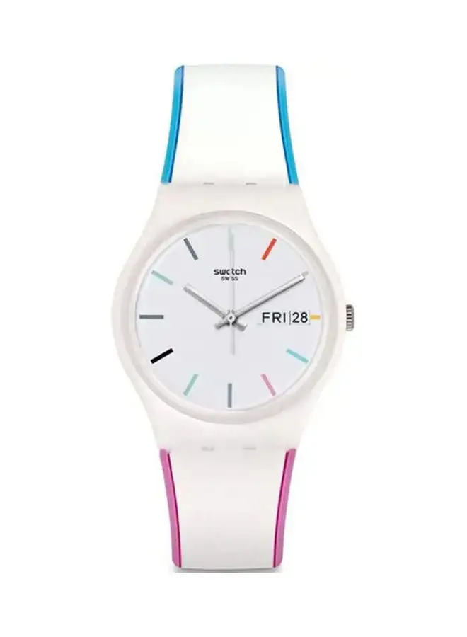 Swatch Women's Rubber Analog Watch Gw708