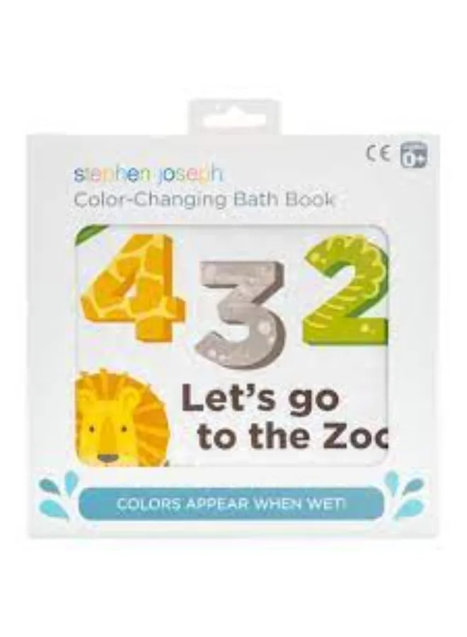 Stephen Joseph COLOR CHANGING BATH BOOK ZOO (F22)