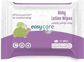 Easy Care Baby Wipes with Lotion, 20 Wipes