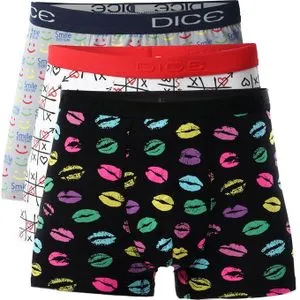 Dice - Bundle Of (3) Printed Boxers For Men & Boys