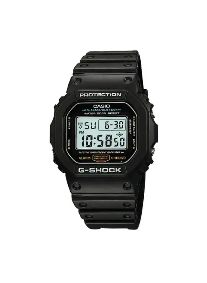 G-SHOCK Rubber Digital Watch DW-5600E-1VDF