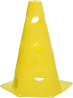 city star sport Training Hurdle Cone For Multi Usage 23CM With Non-Toxic, Long Lasting Material - Yellow