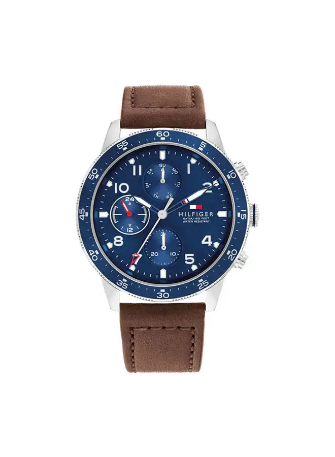 TOMMY HILFIGER Leather Chronograph  Watch 179.1946