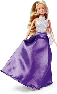 STEFFI LOVE Simba 105733558 Magic Night Dressing Doll in a Glamorous Dress with High Heels, Earrings and Glitter Bag, 29 cm Doll, from 3 Years